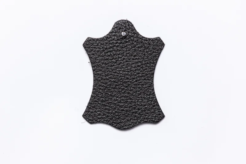 Amostra de couro Preto
