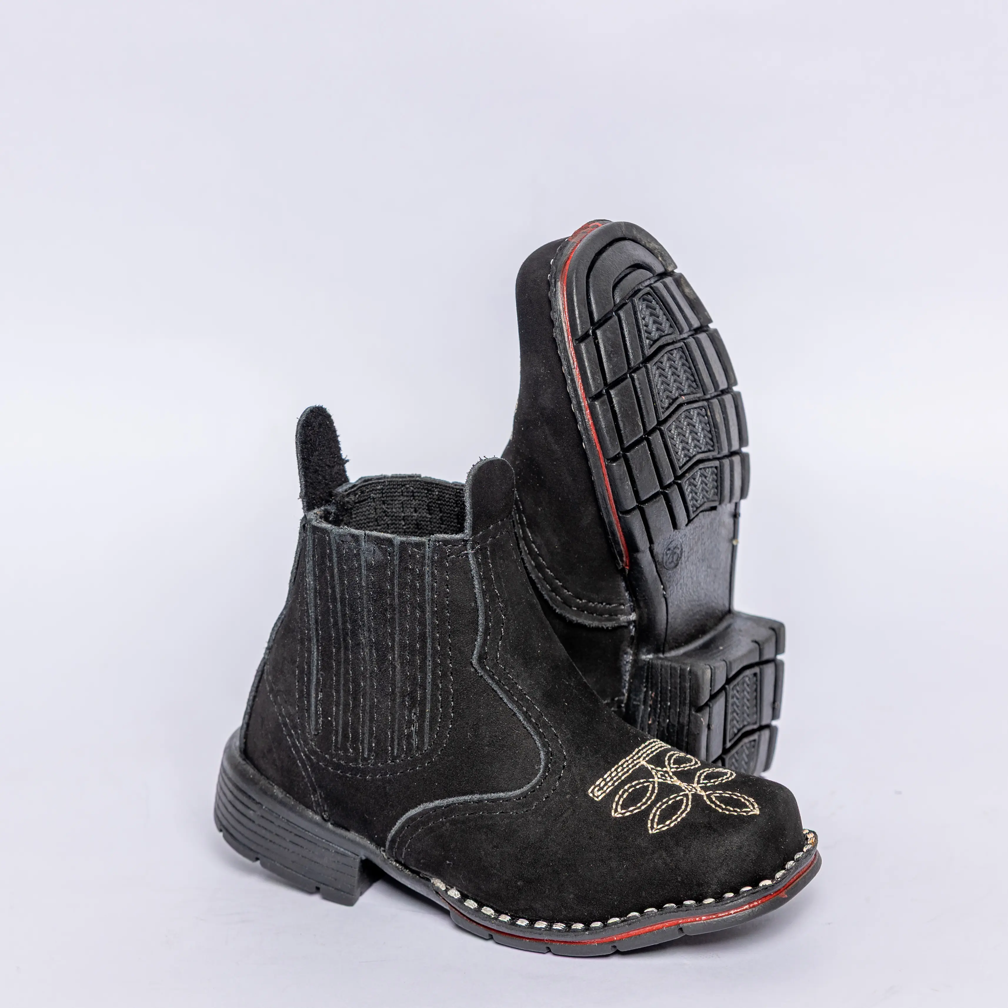 6002-1 BOTINA INFANTIL TEXANA COURO LÁTEGO - SOLA BENTO