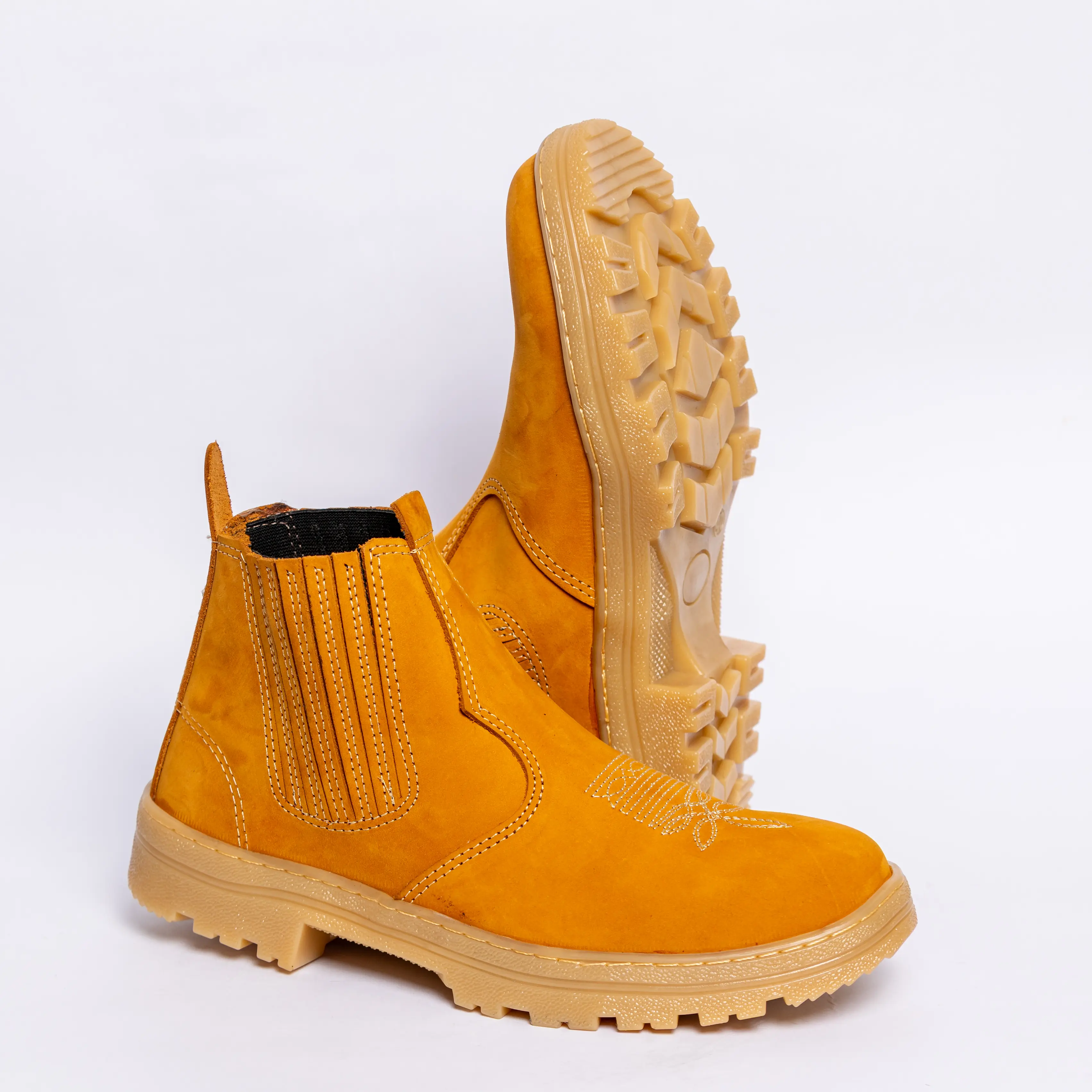 4046/1 BOTINA DE PASSEIO LATEGO SOLA PVC NATURAL